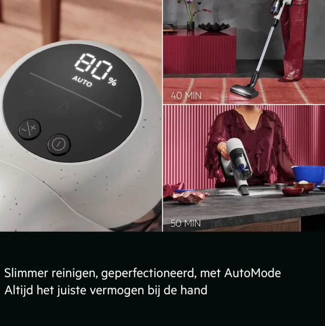 7000 Steelstofzuiger tot 50 min gebruiksduur