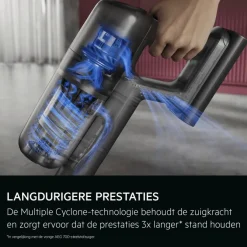 7000 Steelstofzuiger tot 50 min gebruiksduur