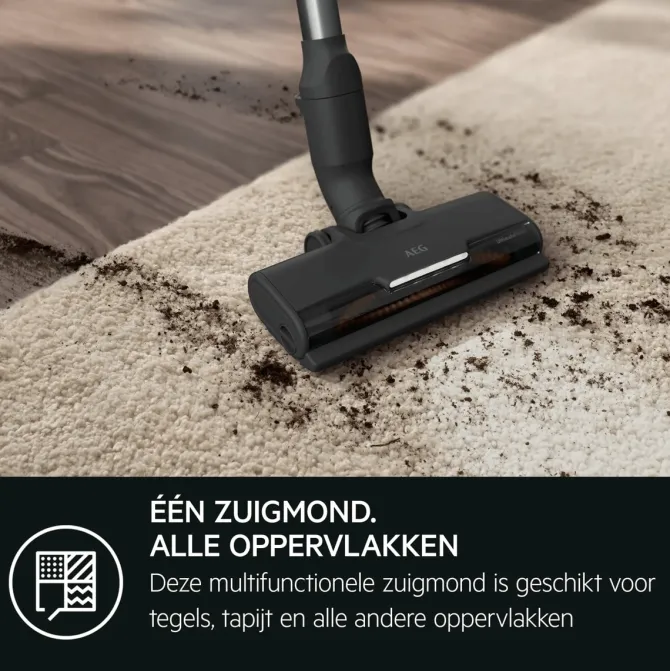 7000 Steelstofzuiger tot 50 min gebruiksduur