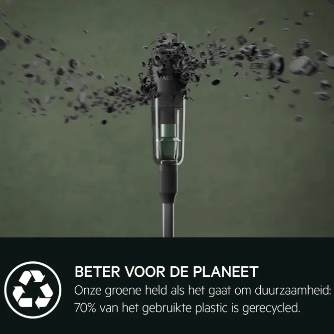 7000 Steelstofzuiger tot 50 min gebruiksduur
