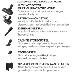 7000 Steelstofzuiger tot 50 min gebruiksduur
