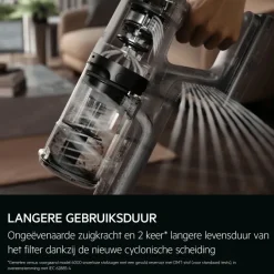 6000 Steelstofzuiger tot 50 min gebruiksduur