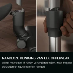 6000 Steelstofzuiger tot 50 min gebruiksduur