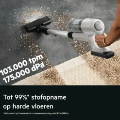 6000 Steelstofzuiger tot 50 min gebruiksduur