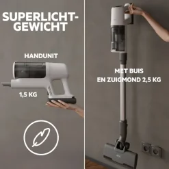 6000 Steelstofzuiger tot 50 min gebruiksduur