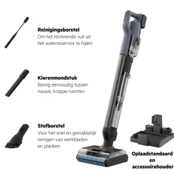 8000 Steelstofzuiger tot 80 min gebruiksduur