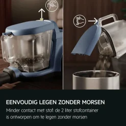 5000 Stofzuiger Zonder stofzak - 78 dB - Turbozuigmond