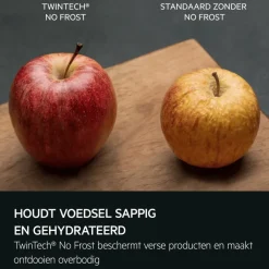 6000 TwinTech® NoFrost - Koel/vrieskast vrijstaand 201.7 cm rvs look