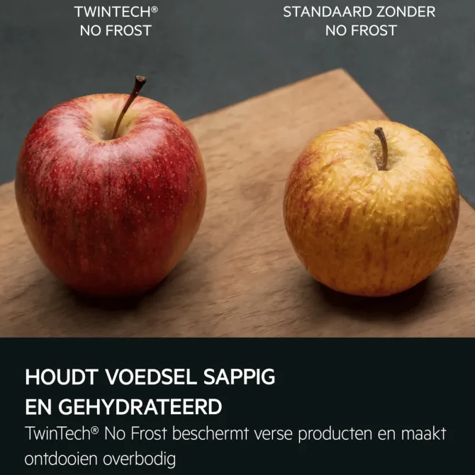 6000 TwinTech® NoFrost - Koel/vrieskast vrijstaand 186 cm rvs look