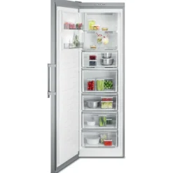 Vrieskast NoFrost 186 cm vingervlekvrije inox