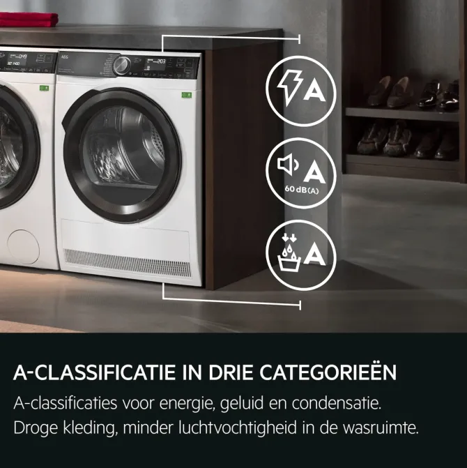 9000X AbsoluteCare® Pro - Warmtepomp Droger 8 kg